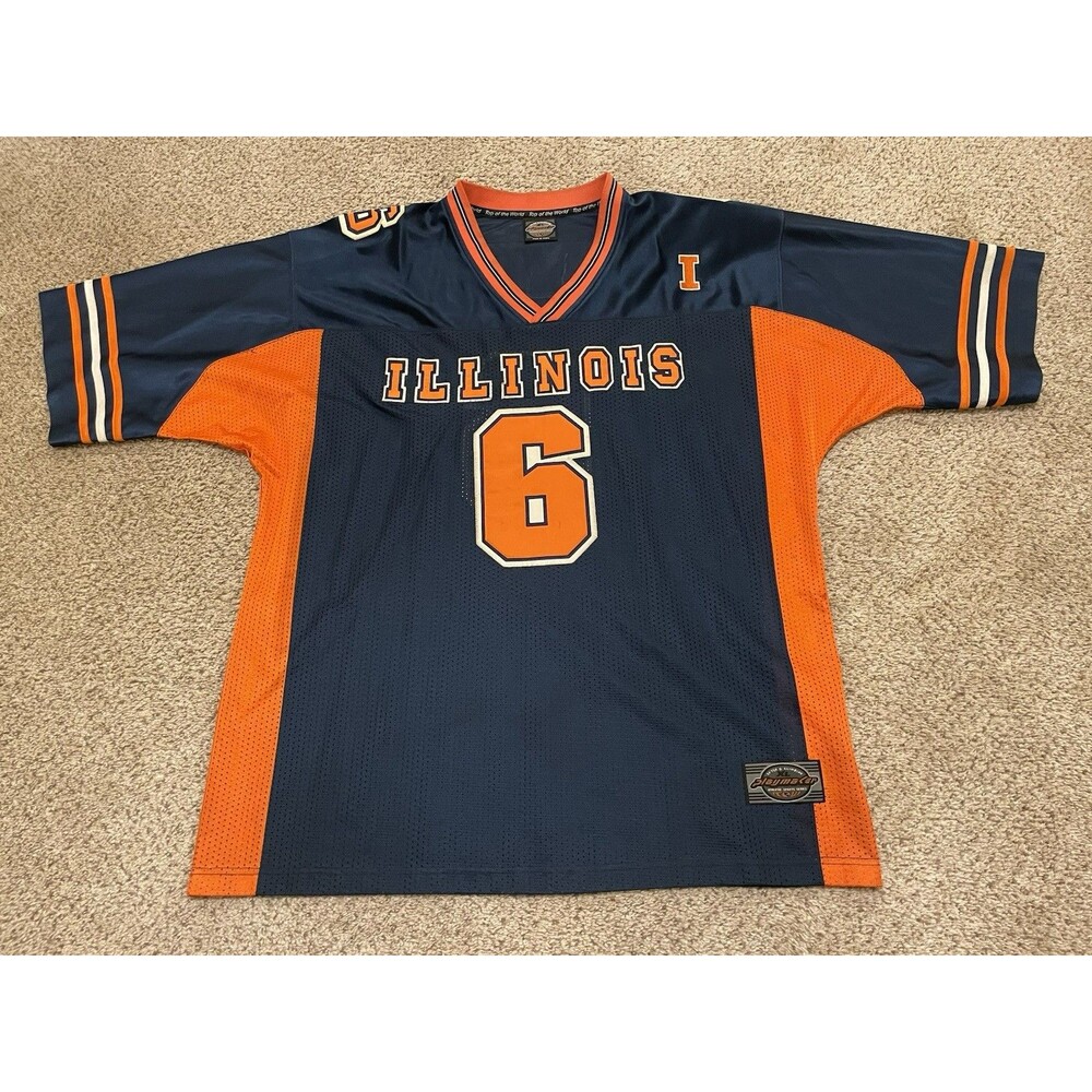 Vintage Nike NCAA University Illinois Fighting Illini #7 Football Jersey XL